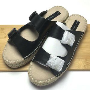 Steven Black Lapis Platform Espadrille Sandal